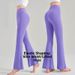 NS Youth Version High Waist Nude Yoga Pants For Women Flared Hip Lift Fitness Tight Sportswear_ecoleips.com