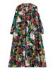 2025 Spring Autumn New Patchwork Vintage Print Dresses For Women Long Sleeve Loose Casual Midi Dress Fashion Elegant Clothing_ecoleips.com