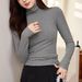 #Superior Choice # Soft And Skin Friendly High Neck Bottom Shirt Women's Cotton Long Sleeved T-Shirt 2025 Autumn/Winter_ecoleips.com