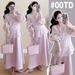 New Korean Fashion Jacquard Top + Camisole Dress Two-Piece Set For Pregnant Women_ecoleips.com
