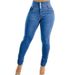 European And American Cross-border High-waisted Elastic Washed Mom Jeans For Women, Casual Pants Wholesale_ecoleips.com