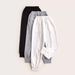 Women's Clothing Fashion All Match Waffle Silk Cotton Solid Color Elastic Loose Cuff Casual Sports Pants_ecoleips.com