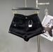 2026 Summer New High-waisted Denim Shorts With Diamond Design Women's Wide-legged Slim-fitting Hot Pants_ecoleips.com
