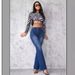2025 European and American foreign trade women's clothing independent station new fashion casual high waist belly slim jeans women_ecoleips.com
