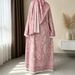 New Fashion Dubai Muslim Women Modest Dress Elegant Arabic Femme Hijab African Abaya Islamic Long Sleeve Turkey Robe_ecoleips.com