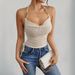 Women's Clothing Spring And Summer New Sexy Backless Halter Vest Sleeveless Short Top_ecoleips.com