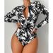 Women's Clothing Printed Diving Suit Beach Sexy Swimsuit Bikini One Piece Swimsuit_ecoleips.com