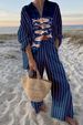 European And American New Style Creative Fish Pattern Loose Sports Wide-Leg Pants Ocean Element Casual Set POD_ecoleips.com