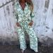 Women's Clothing New Casual Women's Clothing Ladies Printed Two Piece Shirt And Trousers Suit_ecoleips.com