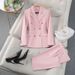 Women's Clothing High End Suit Set Fashion Temperament Goddess Style Professional Suit Two Piece Suit_ecoleips.com