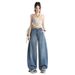 Wholesale High-waisted Wide-leg Loose Curved Jeans For Women, New Summer Hot-selling Casual Long Pants, Extra-long_ecoleips.com