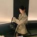 Korean High-End Trench For Women 2025 Spring And Autumn New British Style Petite Waist-Cinching Elegant Short Coat_ecoleips.com