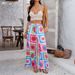 Diyun Women's Clothing 2025 Spring Summer European And American Bohemian Vacation Style Rayon Printed_ecoleips.com