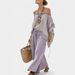 New 3D American Style Plus Size Women's Summer Casual Beach Vacation Two Piece Set Fashion Loose_ecoleips.com