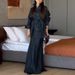 Women's Clothing Spring And Summer New Fashion Lapel Loose Long Sleeved Shirt High Waist Skirt Suit_ecoleips.com