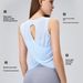 Bamboo Fiber High-end Sports Clothing Sleeveless Vest Fitness And Running, Quick-dry Breathable Yoga Top For Women_ecoleips.com