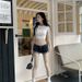 Hot Girl Retro Design Cuffed Denim Ultra-short Summer Shorts, New Low-waist Versatile Rolled Hem Hot Pants, Trendy Pants_ecoleips.com