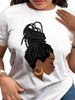 European And American Cross-border Foreign Trade Wholesale Clothing, African Girl Round-neck Plus-size Short-sleeve_ecoleips.com