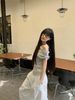 ZOEVA Striped Off Shoulder Diagonal Neck Short Sleeved T-shirt For Women's Summer New Hot Item, Spicy Girl, Pure Desire Style, Slimming Off_ecoleips.com