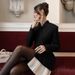 2025 Fall/Winter New Vintage Contrast Color Patchwork Hem Black Slim-Fit Long-Sleeve Blazer For Women, Cross-Border_ecoleips.com