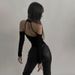 In-stock European American Cross-border Spring And Autumn Women's Clothing, Niche Design Off-shoulder Top, Hollow-out_ecoleips.com