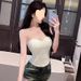 European And American Fashion Built-in Padded Corset With Fishbone Support, Sexy High-waisted Slim-fit Women's Tank Top_ecoleips.com