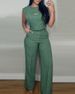 Women's Clothing Spring Cute Fresh Sweet Women's Sleeveless Polyester Fashion Casual Clothing Set Linen_ecoleips.com