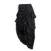 Summer New Pleated Midi Skirt For Women Style Simple Versatile Solid Color Dance Skirt_ecoleips.com