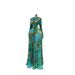 In Stock 2026 Cross-border INS European And American Women's Long-sleeve Mesh Sexy Tie-dye Printed Long Dress Gown_ecoleips.com