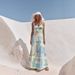 Women's Clothing Fashion Linen Print Sexy Backless Bow Tie Dress_ecoleips.com
