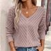Spring New European And American Women's Knitted Sweater, Hollowed Out Loose Casual Long Sleeved Pullover Sweater_ecoleips.com