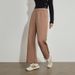Women's Sanitary Winter New Korean Version Thick Casual Aerospace Tencel Hot Warm Velvet Ankle Can Be Pulled Straight_ecoleips.com