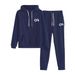 Women's Clothing Autumn/Winter Women's Sweatshirt Set Fleece Lined European American Style Sporty Casual Fashionable Versatile Print_ecoleips.com