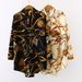 Elegant Chiffon Long-Sleeve Shirt – Loose Fit, Printed Sun Protection Blouse (S-XXXXL, Black/Beige, Office & Casual Wear)_ecoleips.com