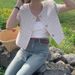 Korean Chic 2026 Spring-summer New Korean-style Elegant And Sophisticated Mixed-color Short Jacket For Women_ecoleips.com