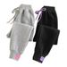 Women's Clothing Loose Threaded Cuffs Harem Pants Women Autumn And Winter Plus Velvet Trousers_ecoleips.com
