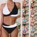 Plus Size Tankini Swimwear For Women – High Waist Bikini Set With Removable Pads & 11 Color Options_ecoleips.com