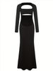 Women's Clothing Elastic Maternity Dress Fishtail Skirt Backless Belly Mopping Skirt_ecoleips.com