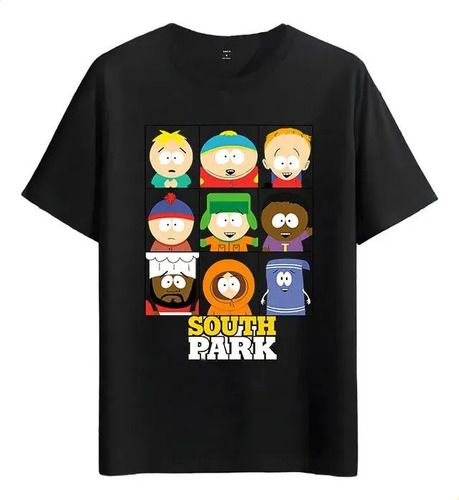 Women's T-Shirts Tshirt Muscle Freaks Style South Park Characters_ecoleips.com