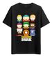 Women's T-Shirts Tshirt Muscle Freaks Style South Park Characters_ecoleips.com
