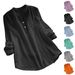 Aria Basics Aria Basics 2025 Cross-Border Bestseller Plus Size Bamboo Long Sleeve Shirt For Women, European And American Loose Fit,_ecoleips.com