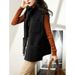 Aria Basics In-stock Korean And Japanese Foreign Trade Women's Coat, Solid Color Double-sided Woolen Vest Top_ecoleips.com