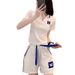 Casual Fashion Running Sports Suit For Women, Summer 2024 New Trendy Slimming Short Sleeve Shorts Two-Piece Set_ecoleips.com