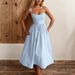 Elegant Strapless Suspender Dress for Women Solid Color Casual Fashion Summer European American Style Hot Selling_ecoleips.com