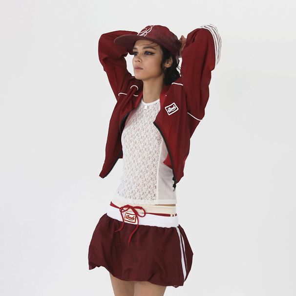 Verve 2025 Summer New Women's American Versatile Ballet Style Short Color Block Patchwork Midi Skirt_ecoleips.com