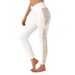 Women's Clothing Slim Lace Stitching Yoga Leggings High Waist Running Sports Fitness Clothes_ecoleips.com
