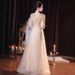 Women Understated Luxury Niche Style High End Sophisticated Elegant Ethereal French Style Tulle Dress For Petite Perfect_ecoleips.com