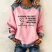 New Women's 3D Printed Denim Crew Neck Sweatshirt Loose Fit Fashion_ecoleips.com