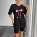 Women's Casual round Neck Short Sleeve T-Shirt Multi-Color Solid Loose Printed Top European American Style Fashion Sportswear_ecoleips.com