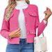 Cross-border Women's Fashion 2025 New Autumn And Winter High-end Round-neck Short Coat In French Tweed Style_ecoleips.com